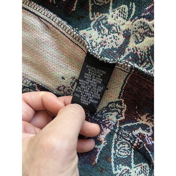 Rebel Vengeance All Over Print Cherubims Oasis Non Duco Dico Jacket Size Large - Picture 11 of 12